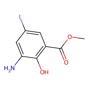 Methyl 3-amino-2-hydroxy-5-iodobenzoate structure