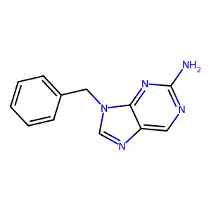 9-Benzylpurin-2-amine structure