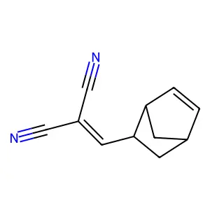 2-[(双环[2.2.1]庚-5-烯-2-基)甲基亚基]丙二腈 structure