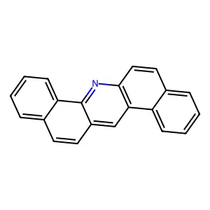 DIBENZ(a,h)ACRIDINE structure
