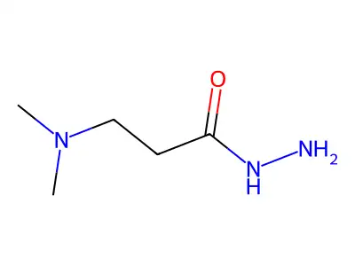 3-(Dimethylamino)propanehydrazide structure