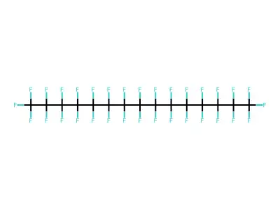 Perfluoropentadecane structure