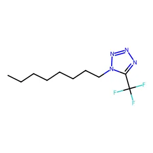 1-Octyl-5-(trifluoromethyl)tetrazole structure