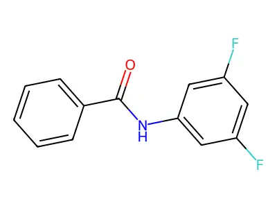 N-(3,5-二氟苯基)苯甲酰胺 structure