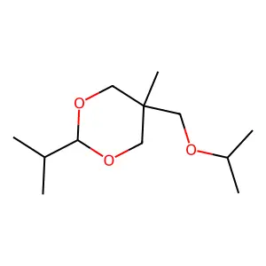 m-Dioxane, 5-(isopropoxymethyl)-2-isopropyl-5-methyl-, (E)- structure