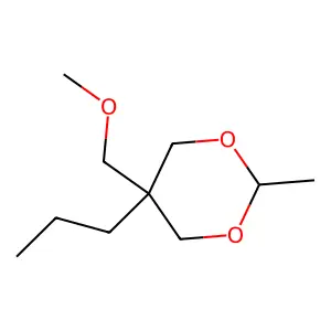 5-(Methoxymethyl)-2-methyl-5-propyl-1,3-dioxane structure