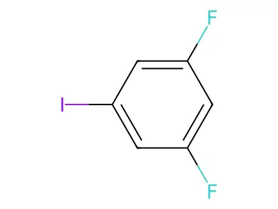 1,3-Difluoro-5-iodobenzene structure