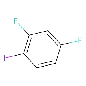 2,4-Difluoro-1-iodobenzene structure