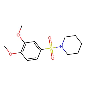 1-(3,4-Dimethoxyphenyl)sulfonylpiperidine structure