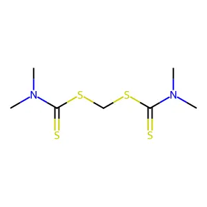Methylenebis(dimethyldithiocarbamate) structure