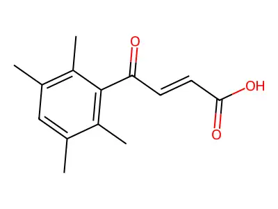 4-oxo-4-(2,3,5,6-tetramethylphenyl)but-2-enoic Acid structure