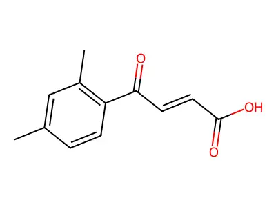 (2E)-4-(2,4-Dimethylphenyl)-4-oxobut-2-enoic acid structure