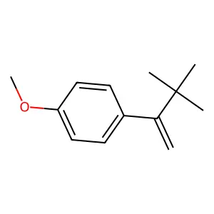 Benzene, 1-(2,2-dimethyl-1-methylenepropyl)-4-methoxy- structure