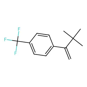 Styrene, alpha-tert-butyl-p-(trifluoromethyl)- structure
