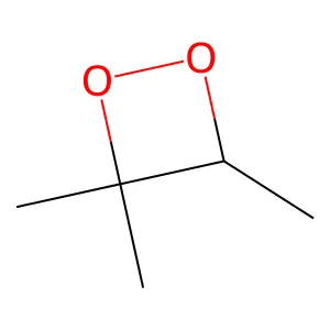 3,3,4-Trimethyl-1,2-dioxetane structure