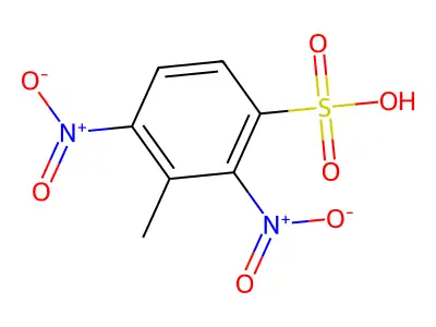 2,6-Dinitrotoluene-3-sulfonic acid structure