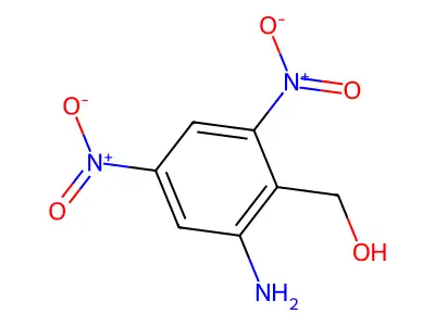 2-Amino-4,6-dinitrobenzyl alcohol structure