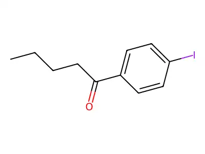 1-(4-Iodophenyl)pentan-1-one structure