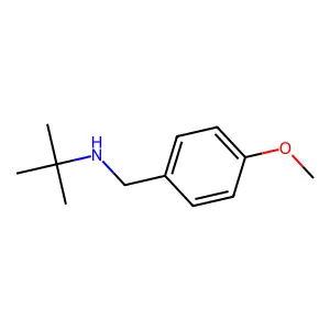 Tert-butyl[(4-methoxyphenyl)methyl]amine structure