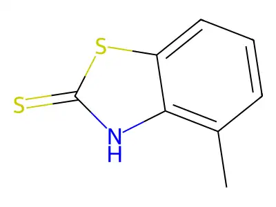 4-Methyl-2-mercaptobenzothiazole structure