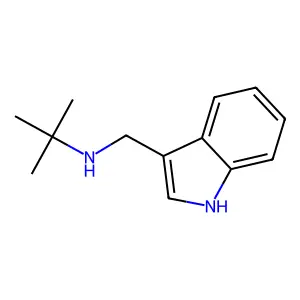 N-(1H-吲哚-3-基甲基)-2-甲基丙-2-胺 structure
