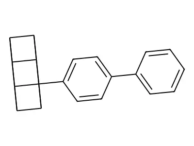 [1,1'-Biphenyl]-4-ylpentacyclo[4.2.0.02,5.03,8.04,7]octane structure