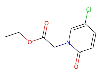 ethyl 2-(5-chloro-2-oxopyridin-1(2H)-yl)acetate structure