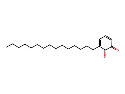 o-Benzoquinone, 3-pentadecyl- structure