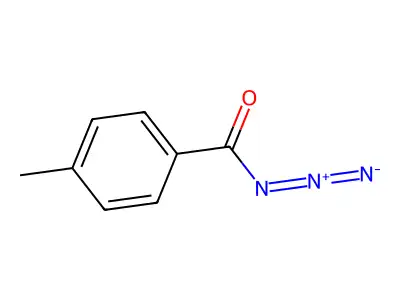 Benzoyl azide, 4-methyl- structure