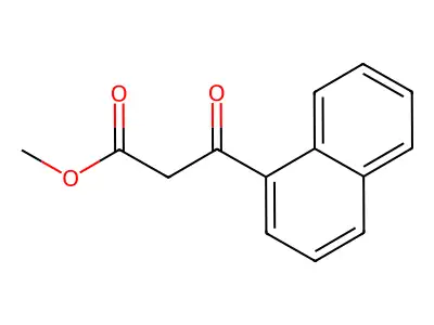 Methyl 3-(naphthalen-1-yl)-3-oxopropanoate structure