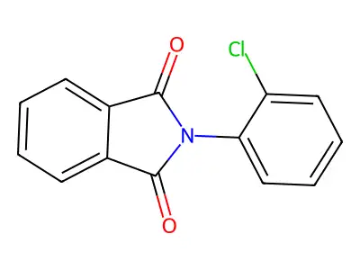 N-(邻氯苯基)邻苯二甲酰亚胺 structure