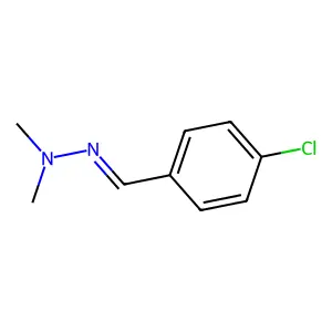 4-Chlorobenzaldehyde 2,2-dimethylhydrazone structure
