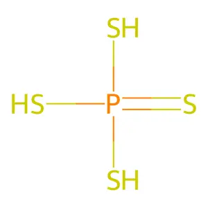 Phosphorotetrathioic acid structure