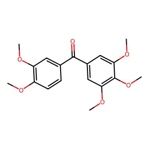 3,3',4,4',5-Pentamethoxybenzophenone structure