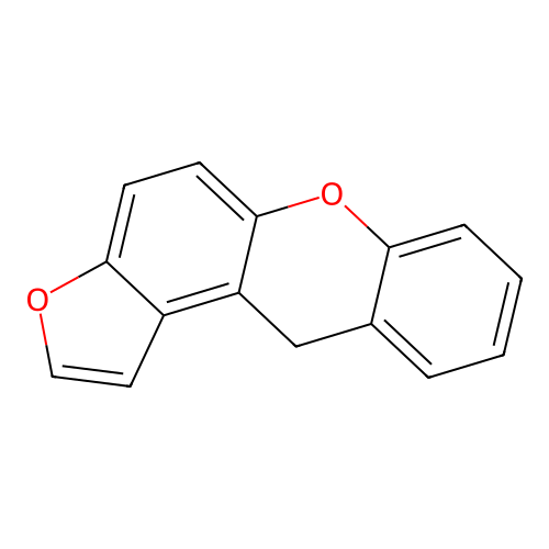 11H-Furo(3,2-a)xanthene structure