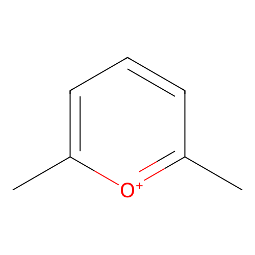 2,6-Dimethylpyrylium structure