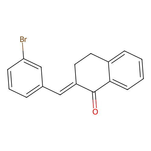 2-(3-Bromobenzylidene)-3,4-dihydro-1(2H)-naphthalenone structure