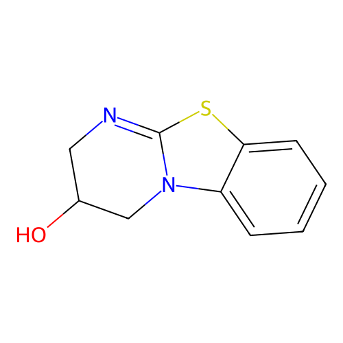 3,4-dihydro-2H-pyrimido[2,1-b][1,3]benzothiazol-3-ol structure