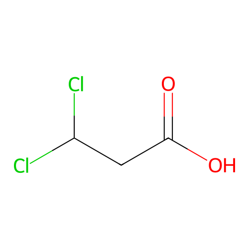 3,3-Dichloropropanoic acid structure