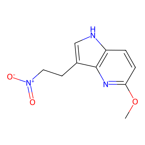 5-methoxy-3-(2-nitroethyl)-1H-pyrrolo[3,2-b]pyridine structure