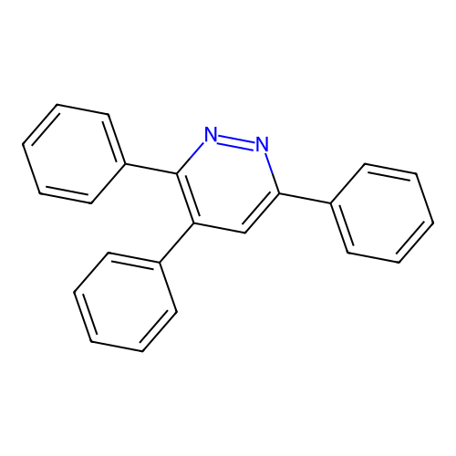 3,4,6-Triphenylpyridazine structure
