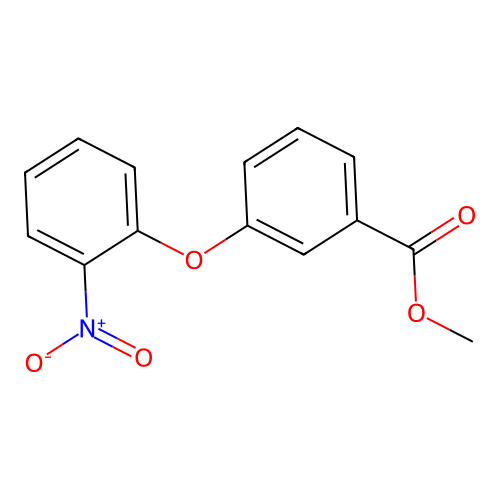 Methyl 3-(2-nitrophenoxy)benzoate structure