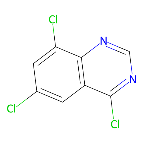 4,6,8-Trichloroquinazoline structure