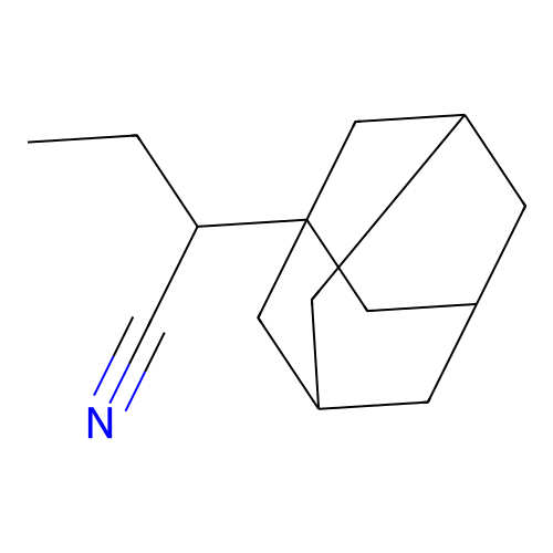 2-(1-Adamantyl)butanenitrile structure
