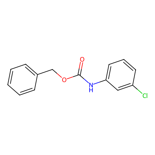 Benzyl (3-chlorophenyl)carbamate structure