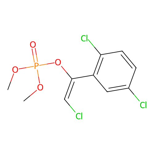 2-Chloro-1-(2,5-dichlorophenyl)ethenyl dimethyl phosphate structure
