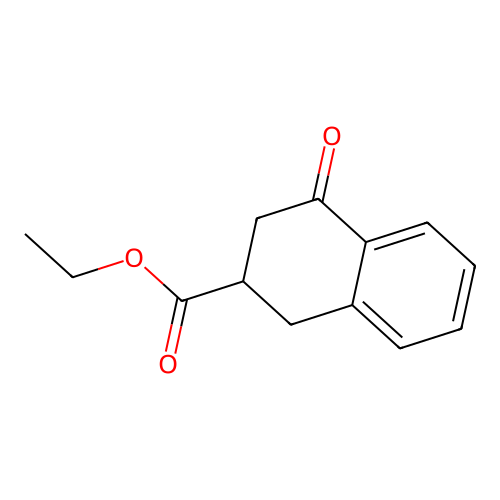 Ethyl 4-oxo-1,2,3,4-tetrahydronaphthalene-2-carboxylate structure