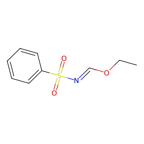 ethyl N-(benzenesulfonyl)methanimidate structure