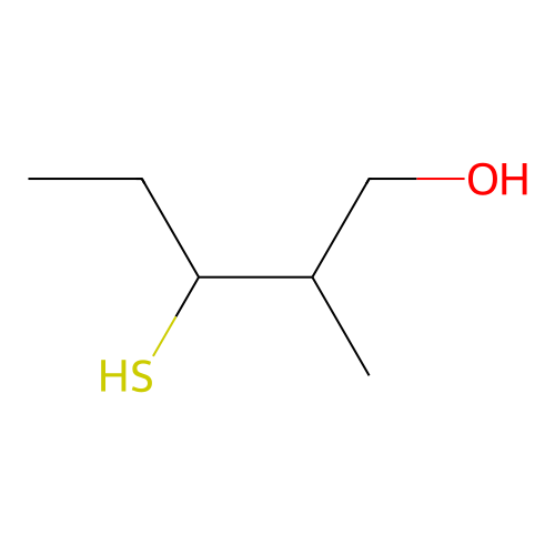 3-Mercapto-2-methylpentan-1-ol structure