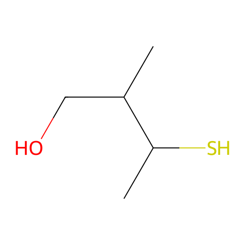 3-Mercapto-2-methyl-1-butanol structure